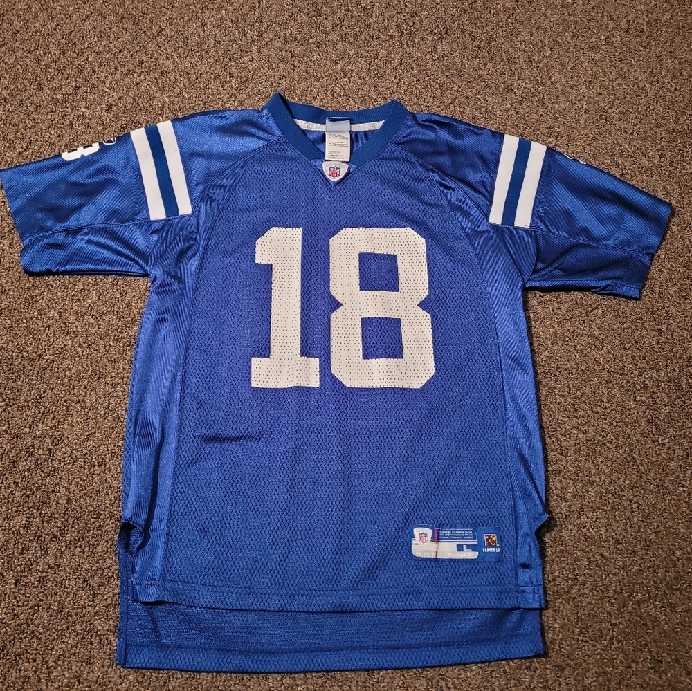 Reebok On Field Indianapolis Colts Manning 18 Football Jersey